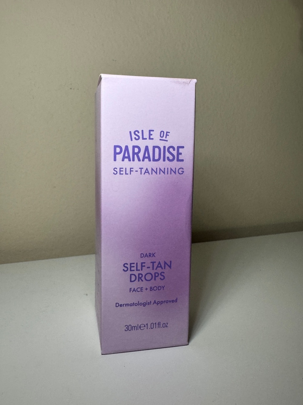 Isle of Paradise Self Tanning Drops Self Tanners - Dark - 1.01 fl oz - NEW